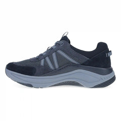 Poppy Navy Suede