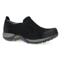 Pippy Black Waterproof Burnished Suede