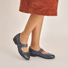 Collette Navy Burnished Nubuck