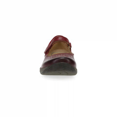 Stacy Wide Red Waxy Burnished