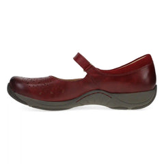 Stacy Wide Red Waxy Burnished