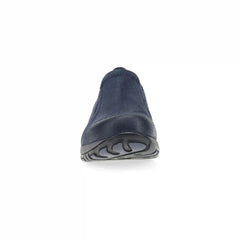Pippy Navy Waterproof Suede