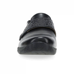 Sallie Wide Black Waxy Burnished