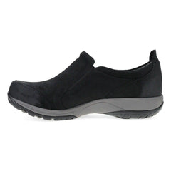 Pippy Black Waterproof Burnished Suede