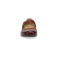 Collette Wide Russet Burnished Nubuck
