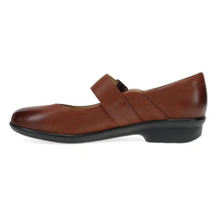 Collette Wide Russet Burnished Nubuck