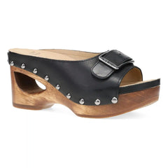 Adeline Black Calf Wood