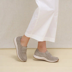 Clementine Light Grey Nubuck