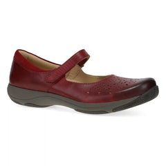 Stacy Wide Red Waxy Burnished
