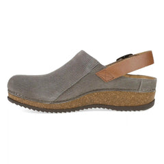 Merrin Stone Embossed Suede