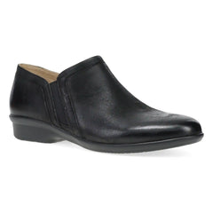 Cheryl Wide Black Burnished Nubuck