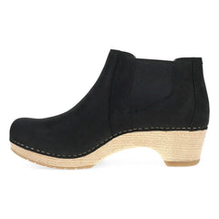 Lane Black Milled Nubuck