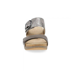 Shannon Pewter/Taupe Leather