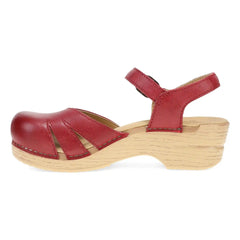 Margreta Red Burnished Nubuck