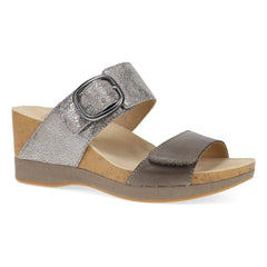 Shannon Pewter/Taupe Leather