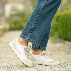 Josey White/Rose Gold Nappa